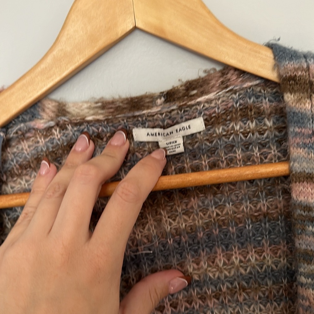 COZY AUTUMN AMERICAN EAGLE CARDIGAN - Picture 3 of 5